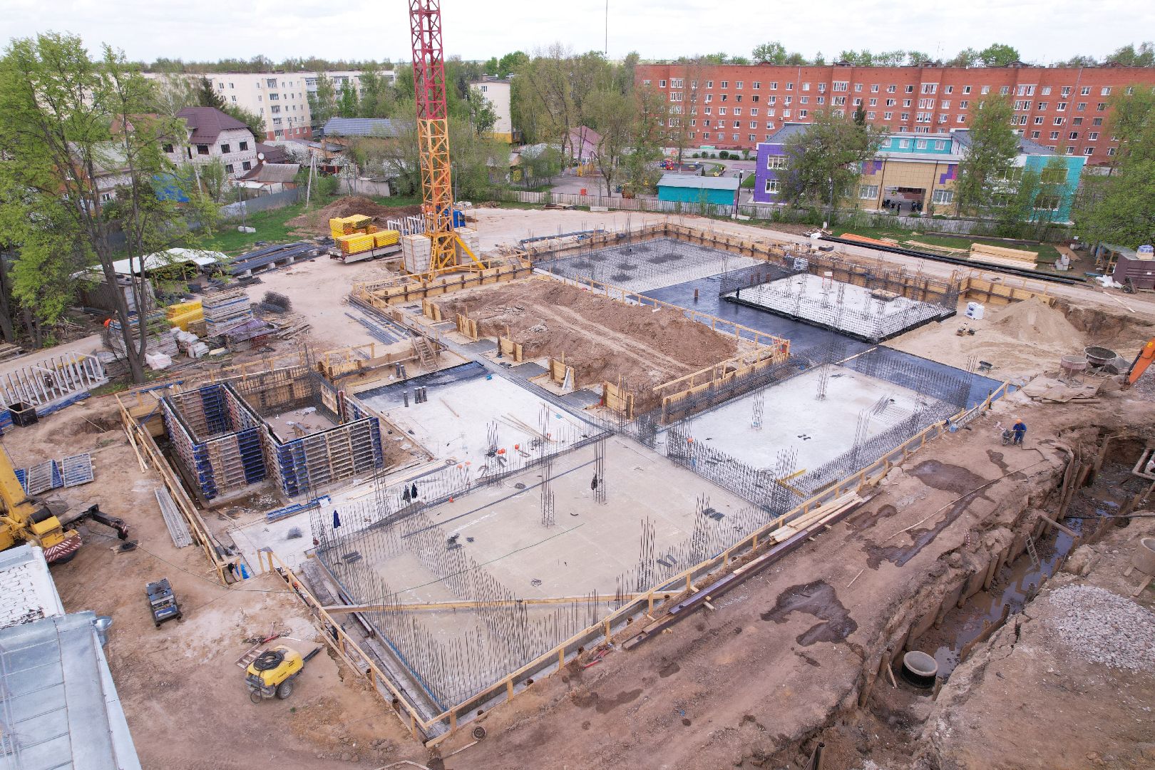 видео с коптера, Бронницкий лицей, образование в бронницах,