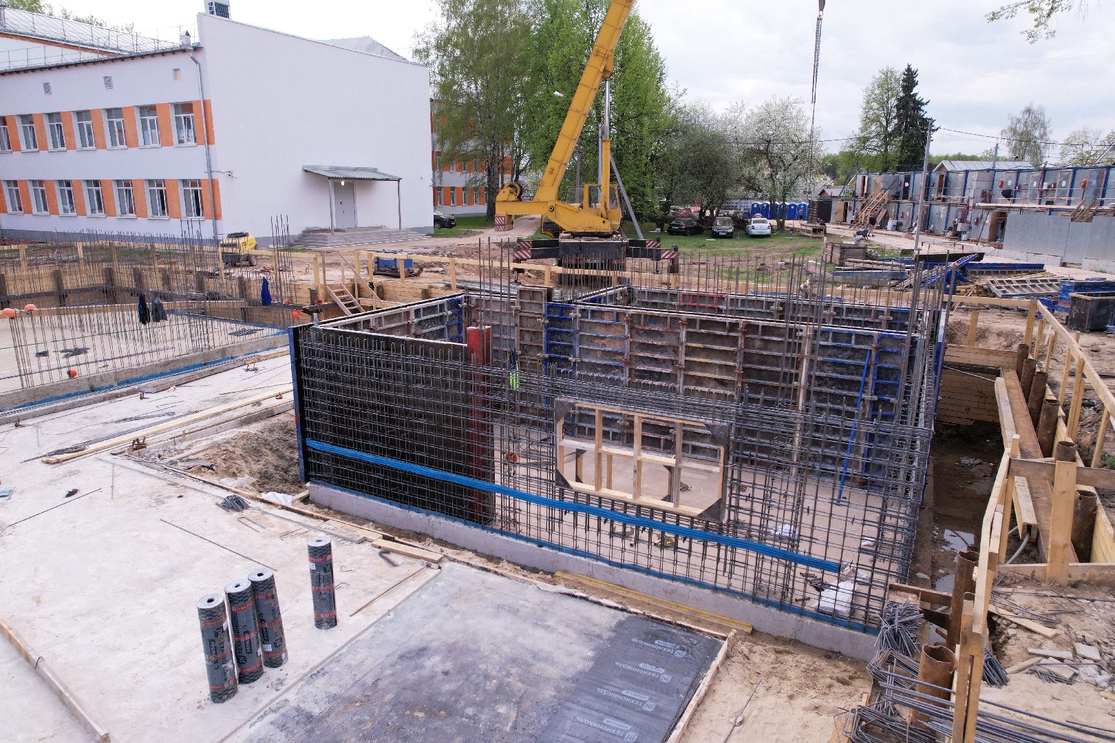 видео с коптера, Бронницкий лицей, образование в бронницах,
