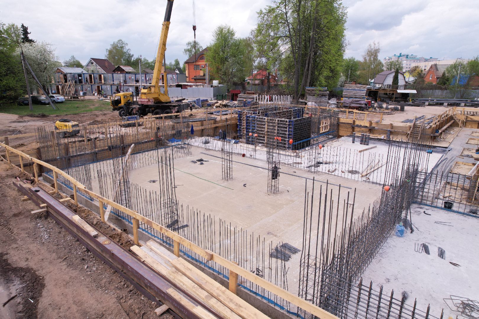 видео с коптера, Бронницкий лицей, образование в бронницах,