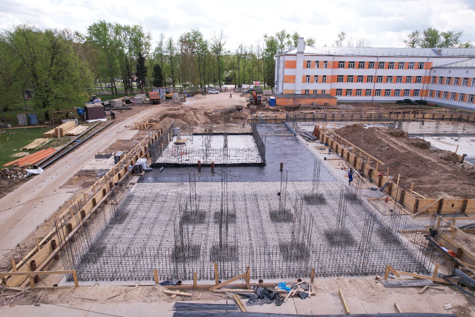 видео с коптера, Бронницкий лицей, образование в бронницах,