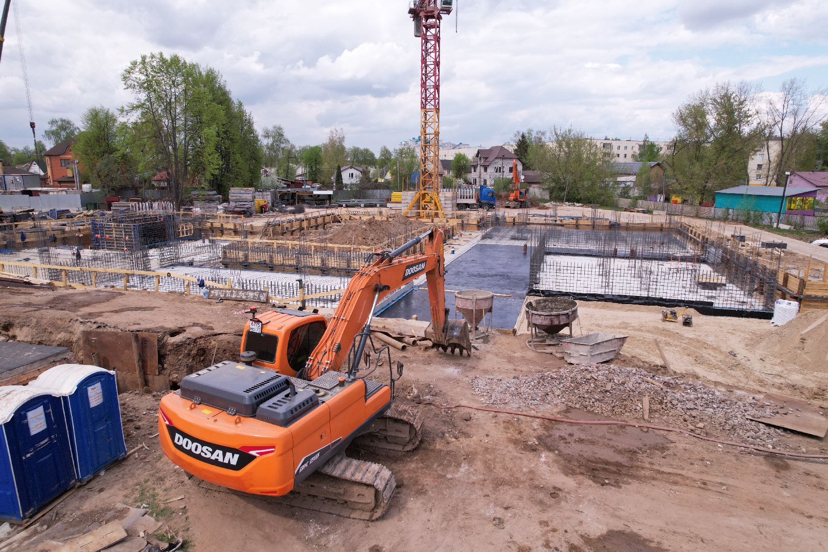 видео с коптера, Бронницкий лицей, образование в бронницах,