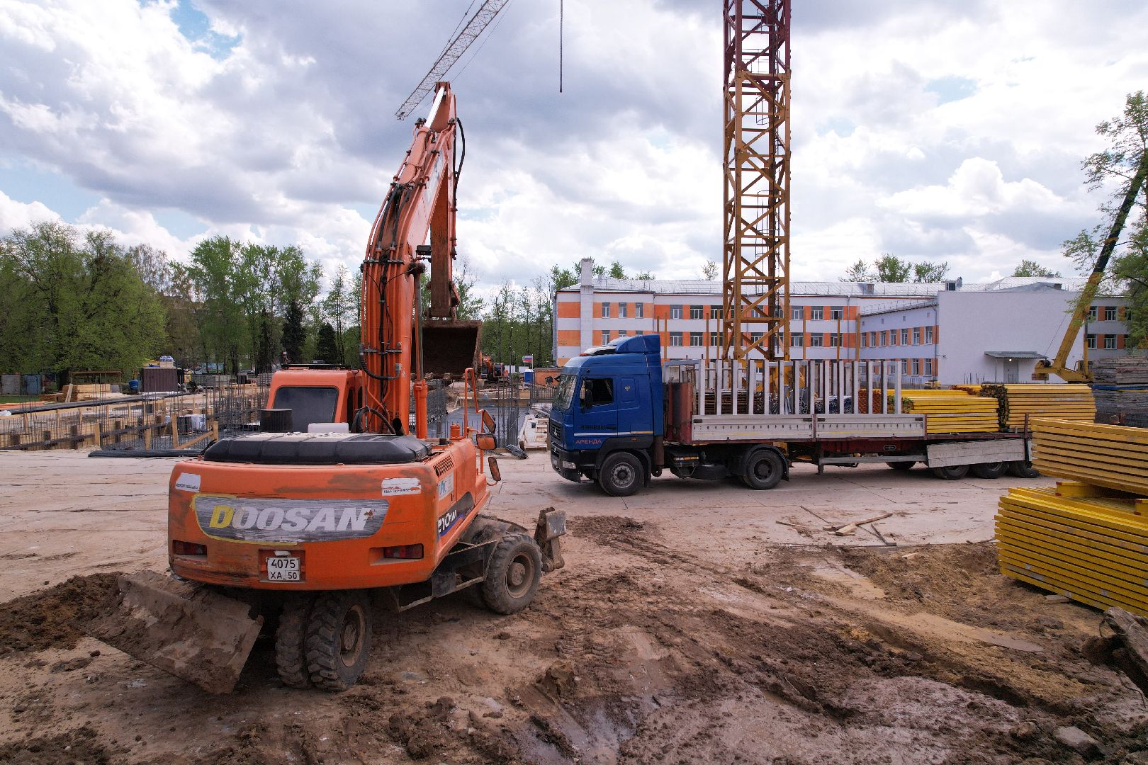 видео с коптера, Бронницкий лицей, образование в бронницах,