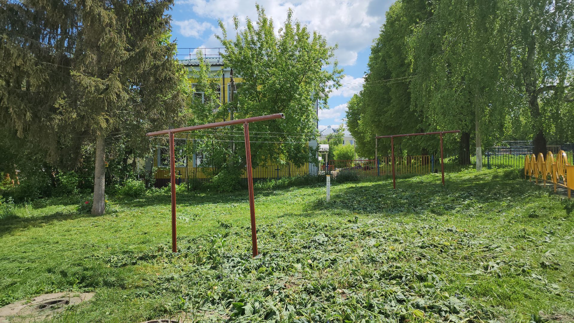 кашира, уборка, дворы, покос травы, покраска, жкх, управляющая компания,