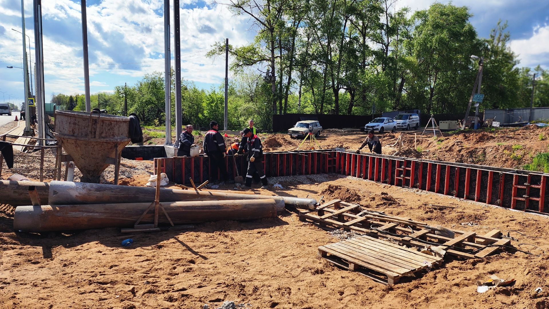 Руза, Минское шоссе , федеральная дорога, расширение дороги, наземный переход,