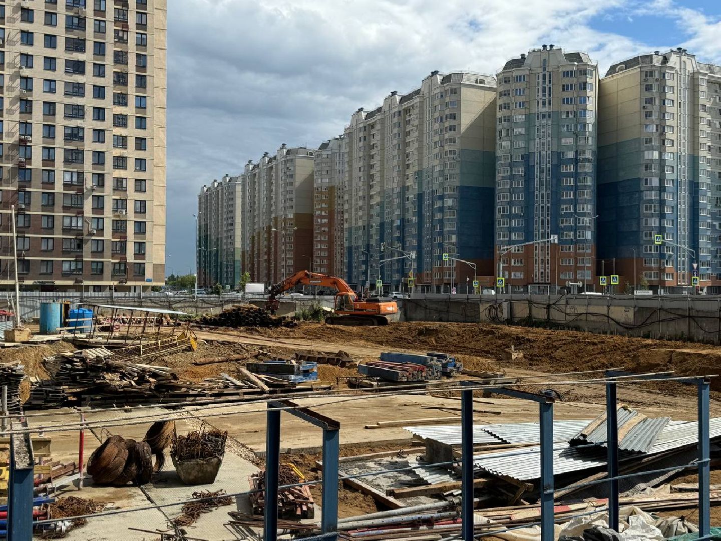 строительсво, больница, ольгино,