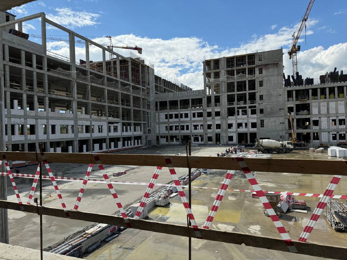 строительсво, больница, ольгино,