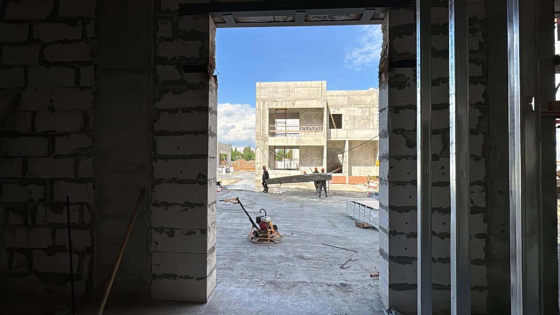 строительсво, больница, ольгино,