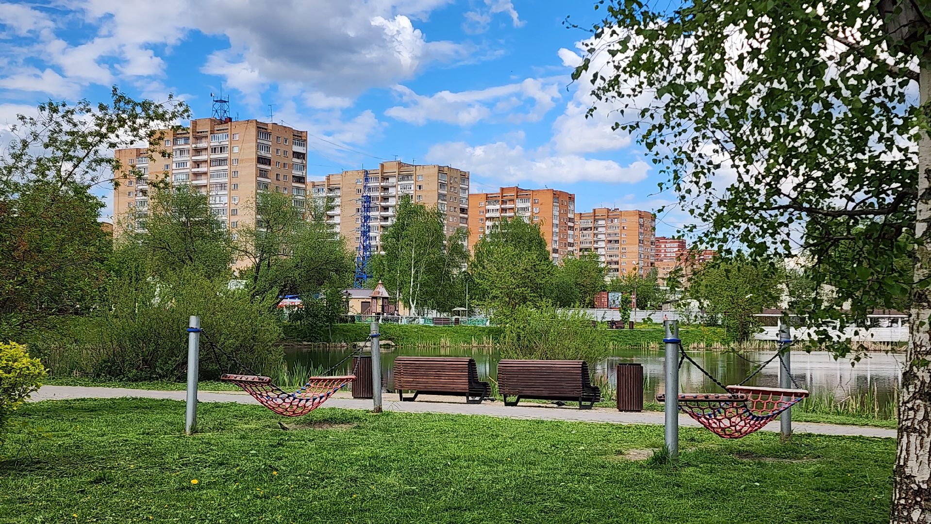 Благоустройство , Всероссийское голосование, Лобня, Сквер,