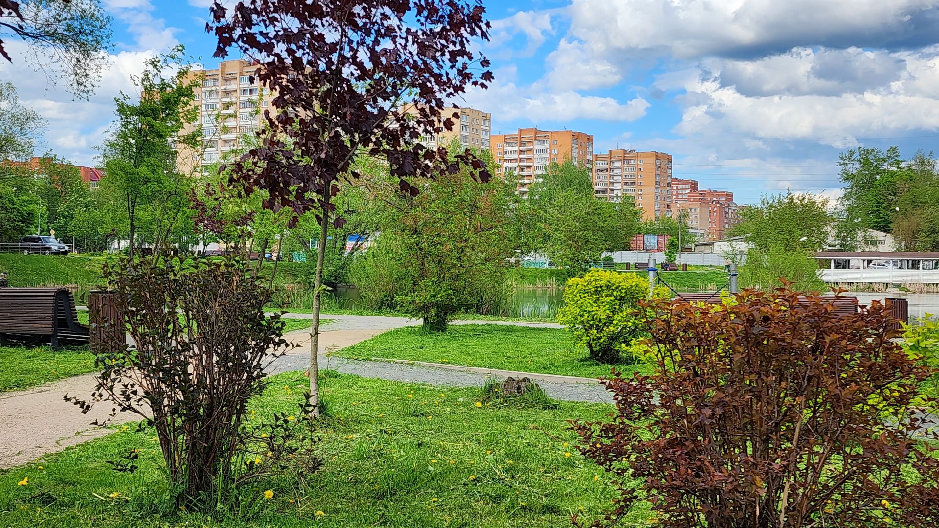 Благоустройство , Всероссийское голосование, Лобня, Сквер,