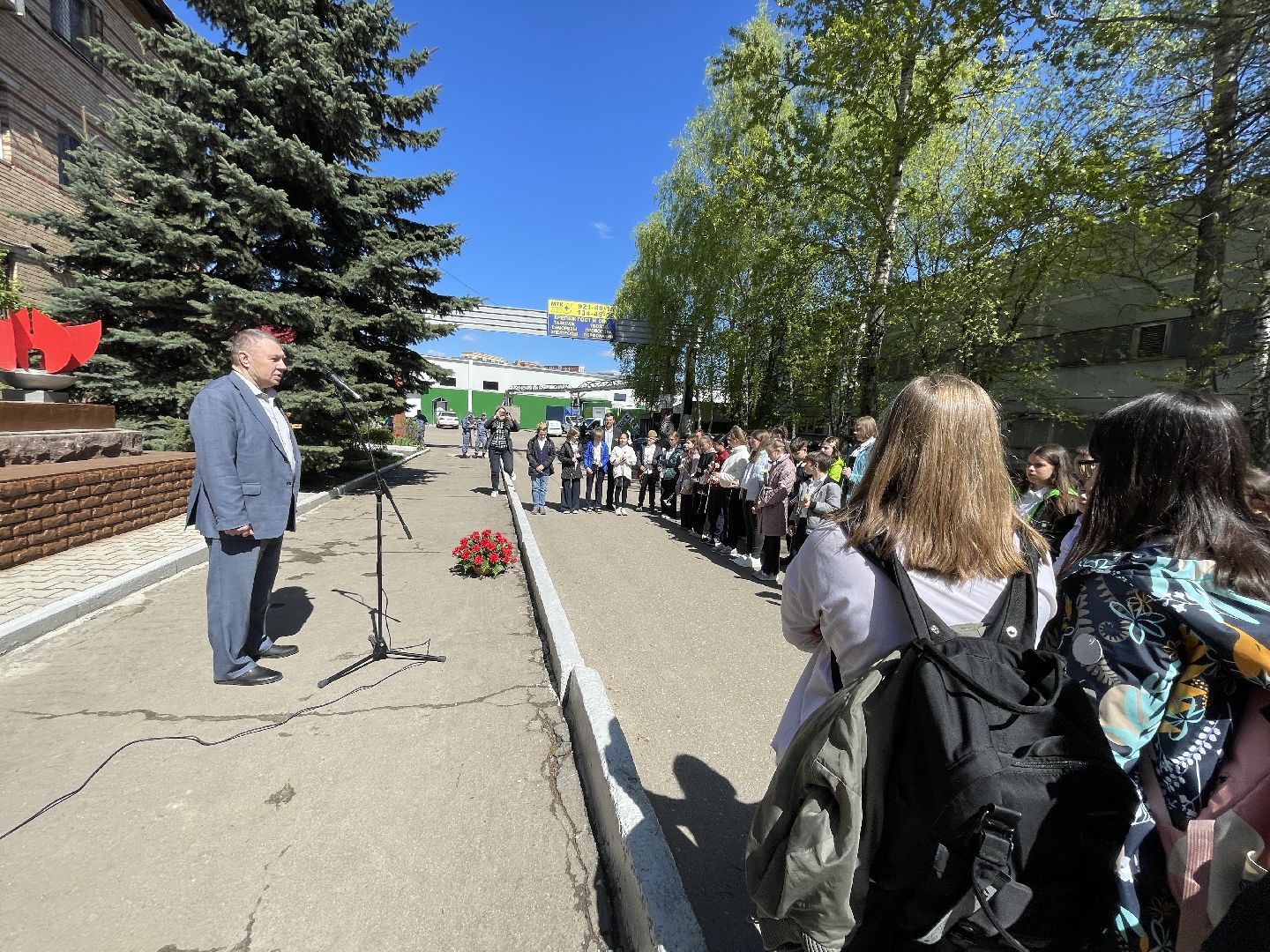 День Победы, школа, мемориал, Одинцово, завод,