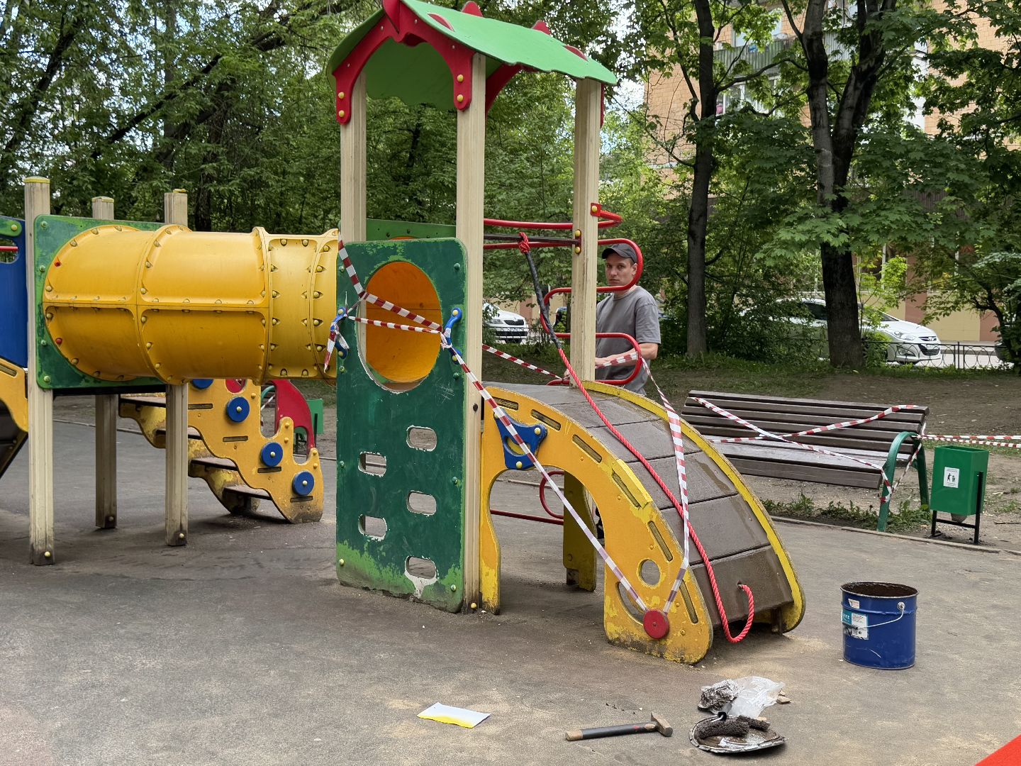 Балашиха, благоуйстройство, детская площадка , Микрорайон Дзержинского ,