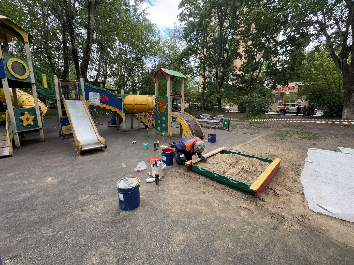 Балашиха, благоуйстройство, детская площадка , Микрорайон Дзержинского ,