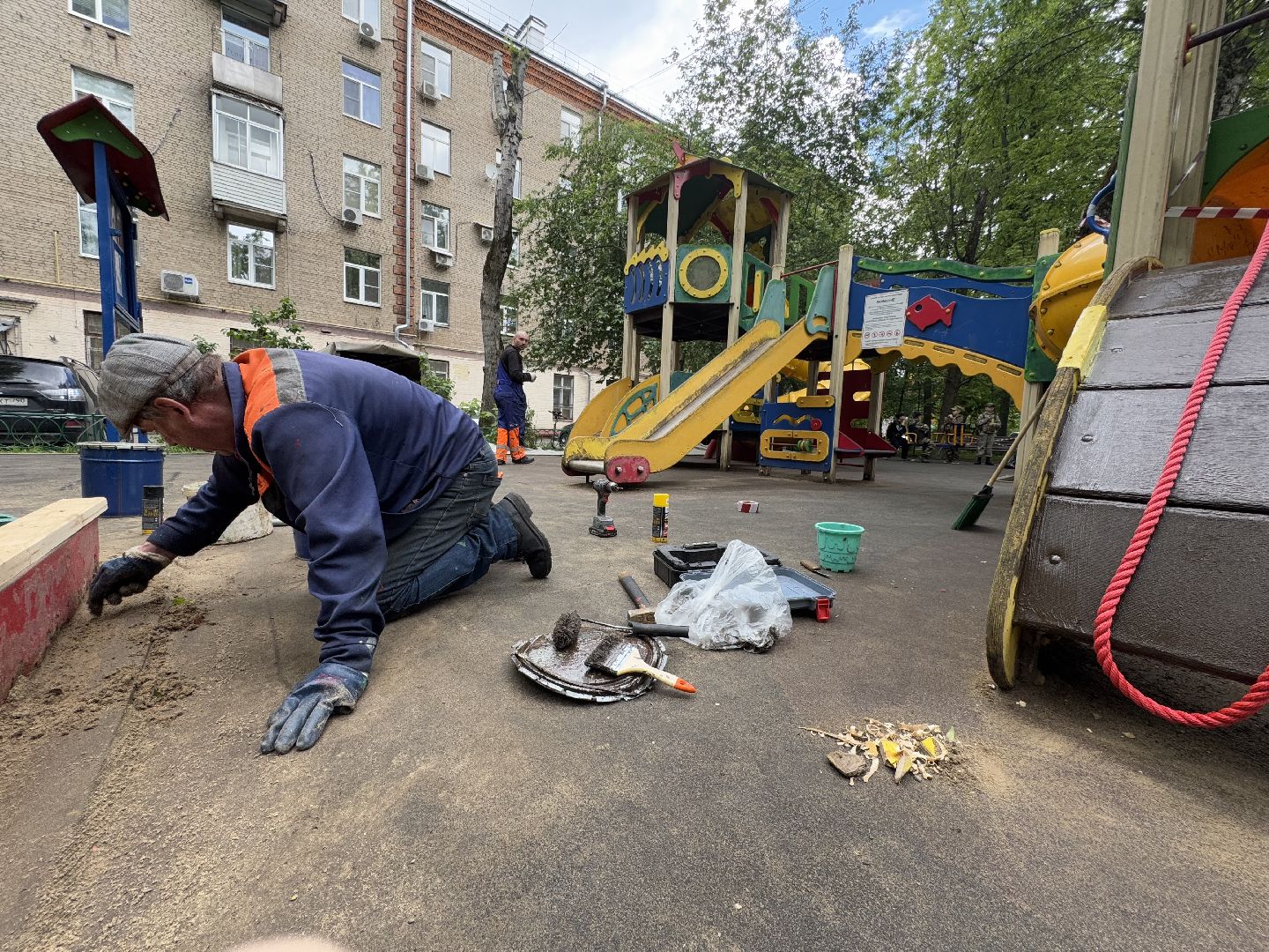 Балашиха, благоуйстройство, детская площадка , Микрорайон Дзержинского ,