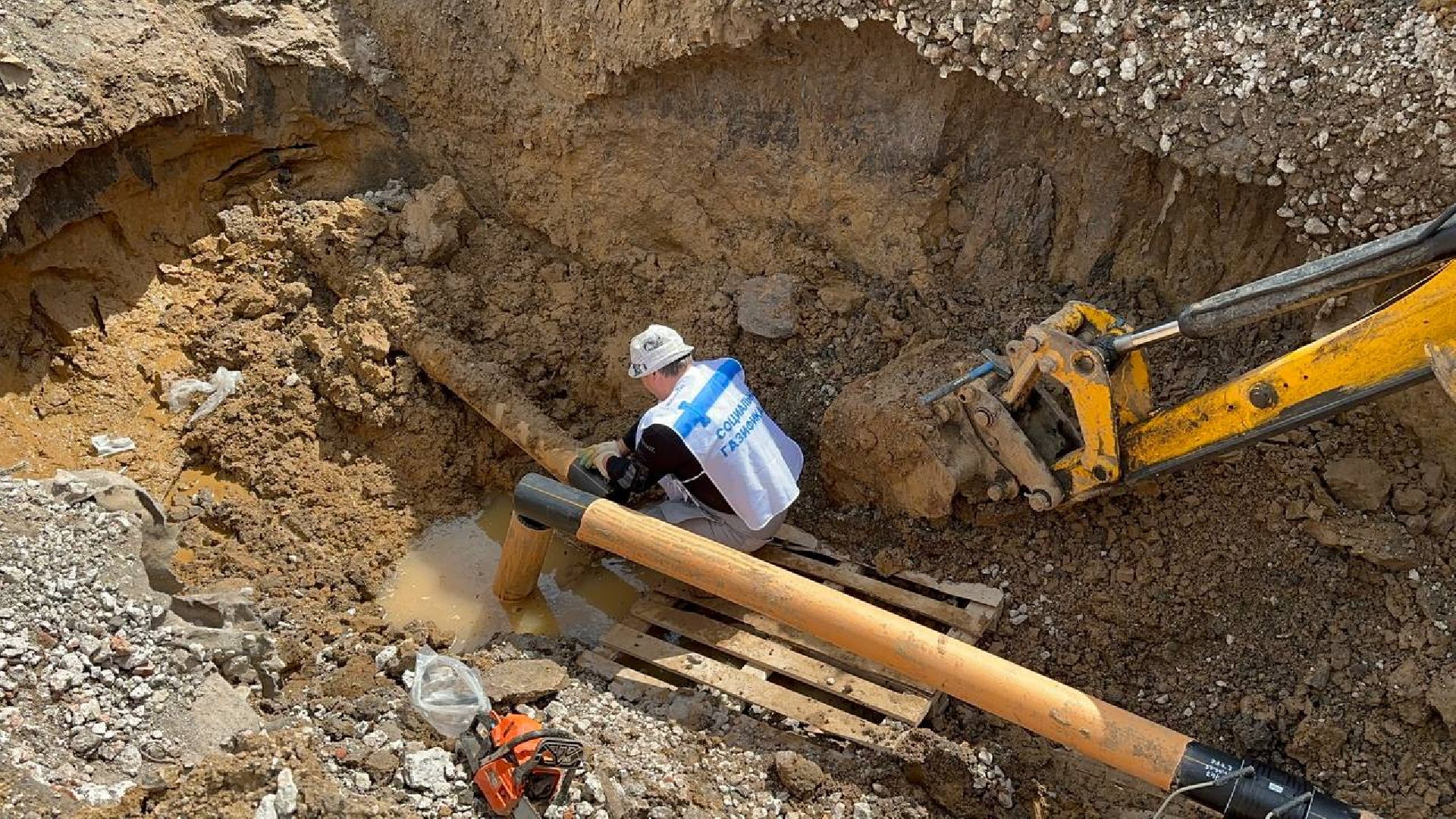 домодедово, газопровод, коммуникации