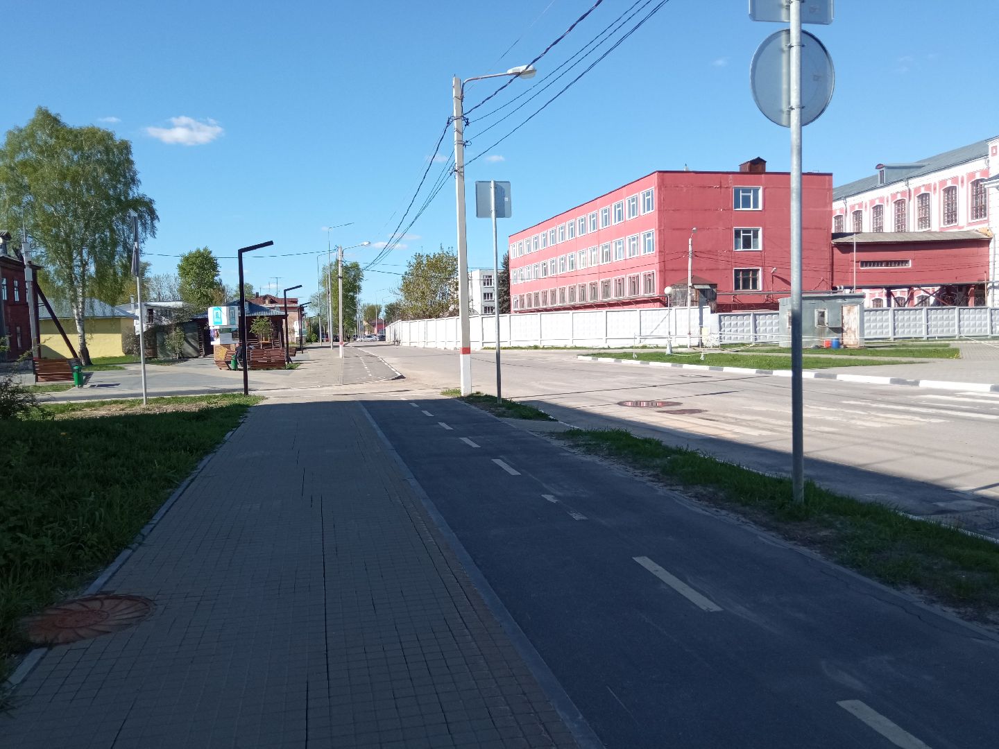 Павловский Посад, городской округ Павловский Посад, платки, туристы, пешеходная зона