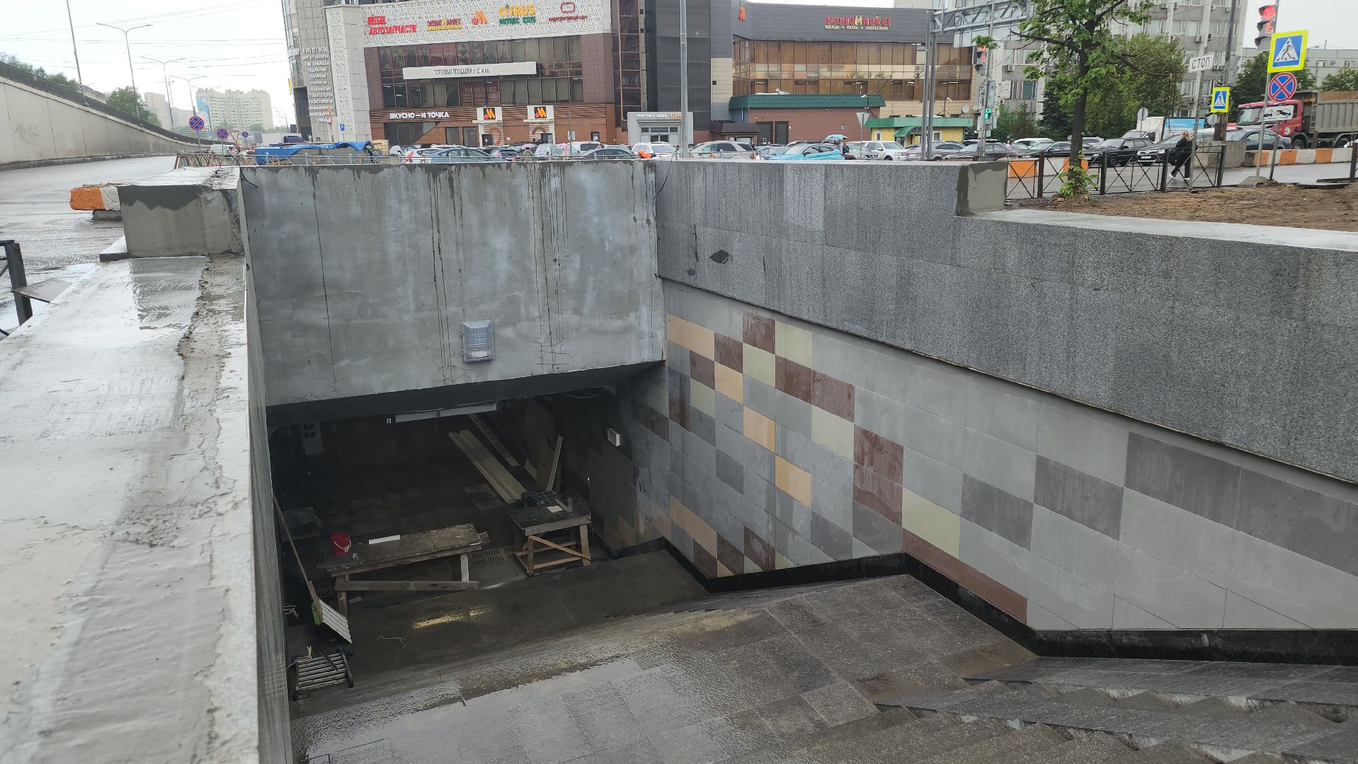 Люберцы, строительство, подземный пешеходный переход, реконструкция октябрьского проспекта,