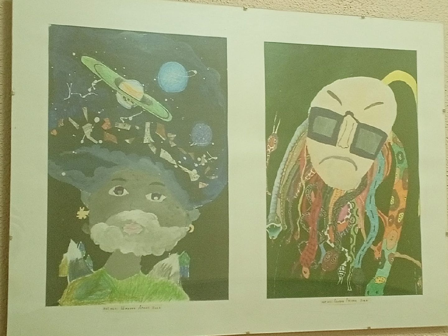 экспозиция, вертикалки, картины, детские рисунки,фантазия,художественная выставка, дом культуры,