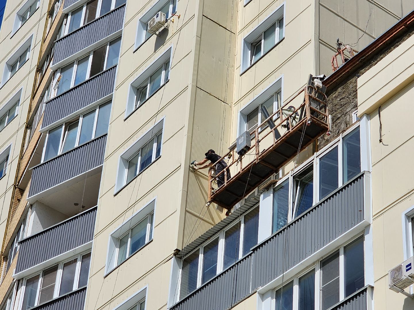 чехов, улица дружбы, жк посейдон, капремонт фасада, реконструкция, утепление, облицовка, наружная отделка фасада, теплоизоляция, гидроизоляция, капитальный ремонт,