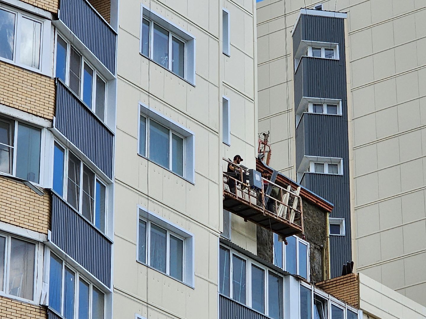 чехов, улица дружбы, жк посейдон, капремонт фасада, реконструкция, утепление, облицовка, наружная отделка фасада, теплоизоляция, гидроизоляция, капитальный ремонт,