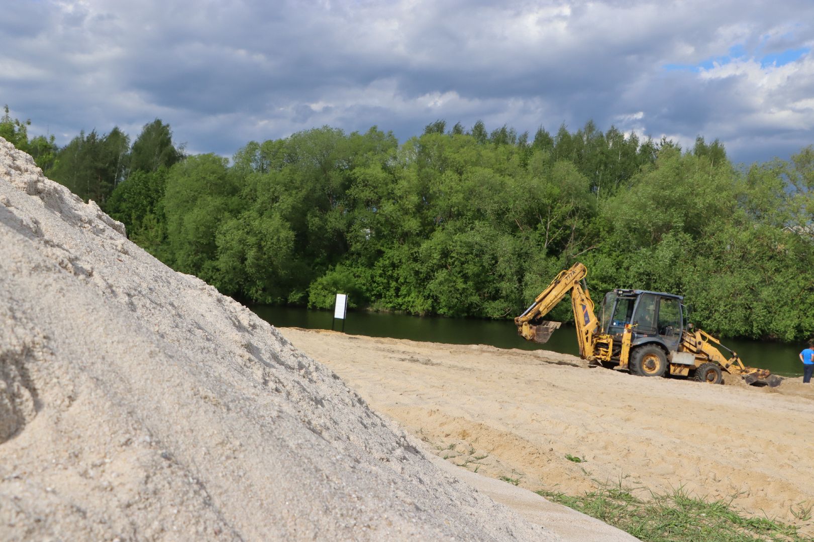 серебряные пруды, парк серебряный, пляж,