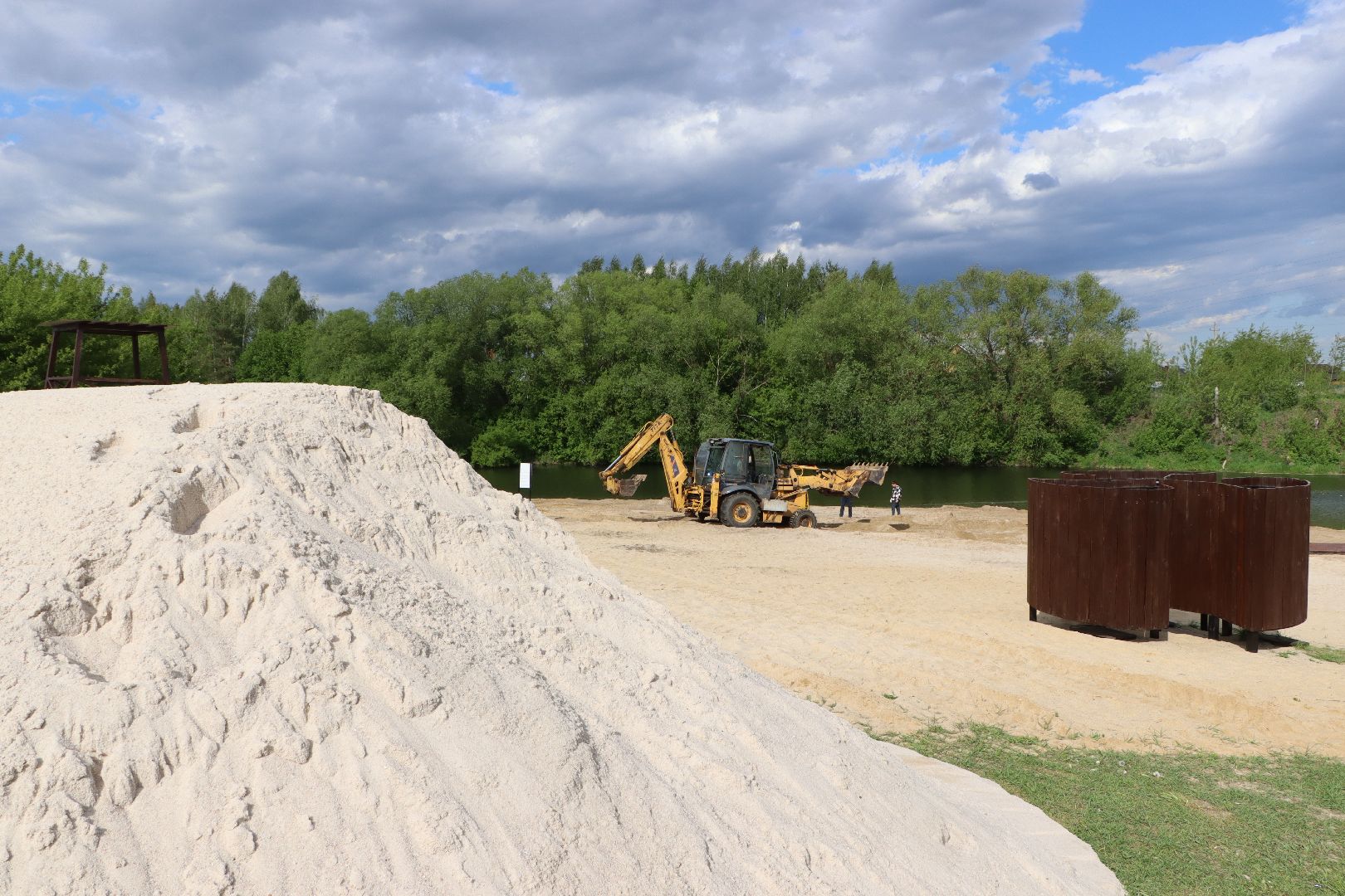 серебряные пруды, парк серебряный, пляж,