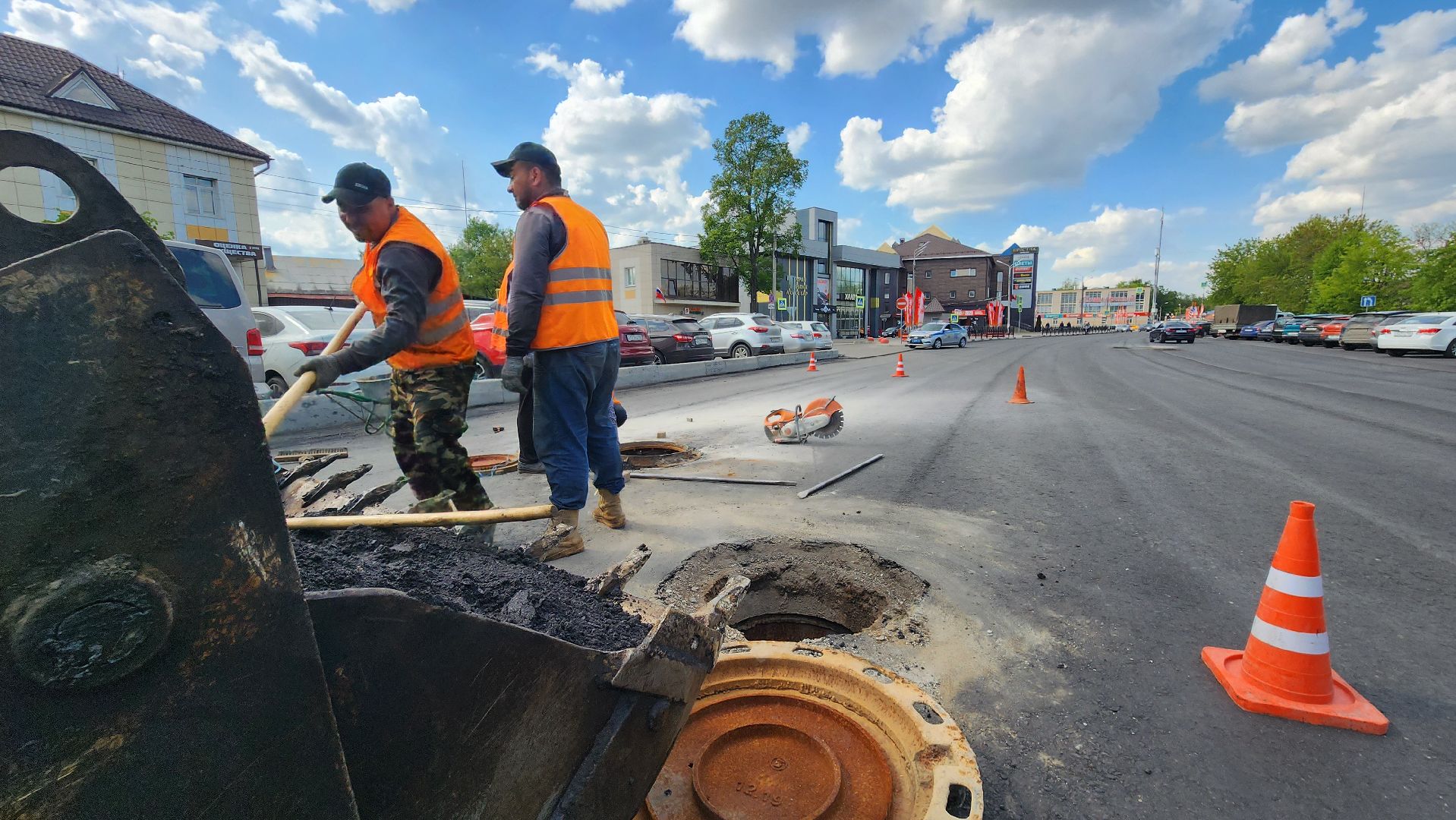 дороги, капремонт, домодедово, подмосковье, корнеева, улица,