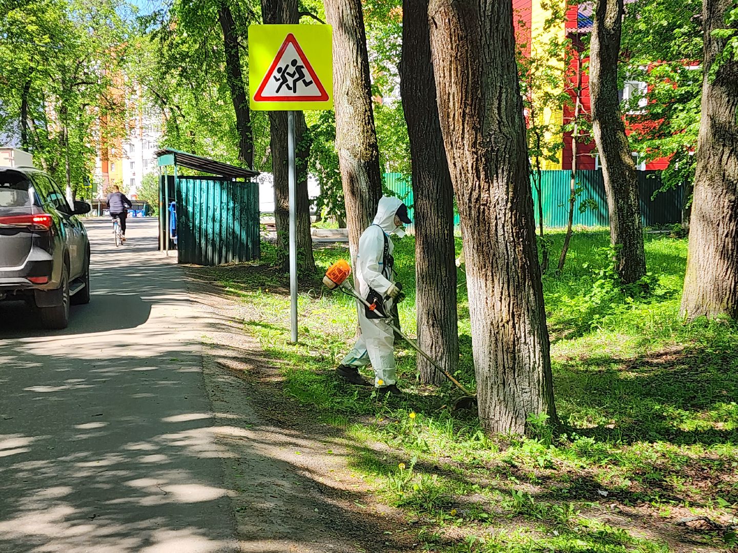 красноармейск, городской округ пушкинский, покос травы, благоустройство 2025,