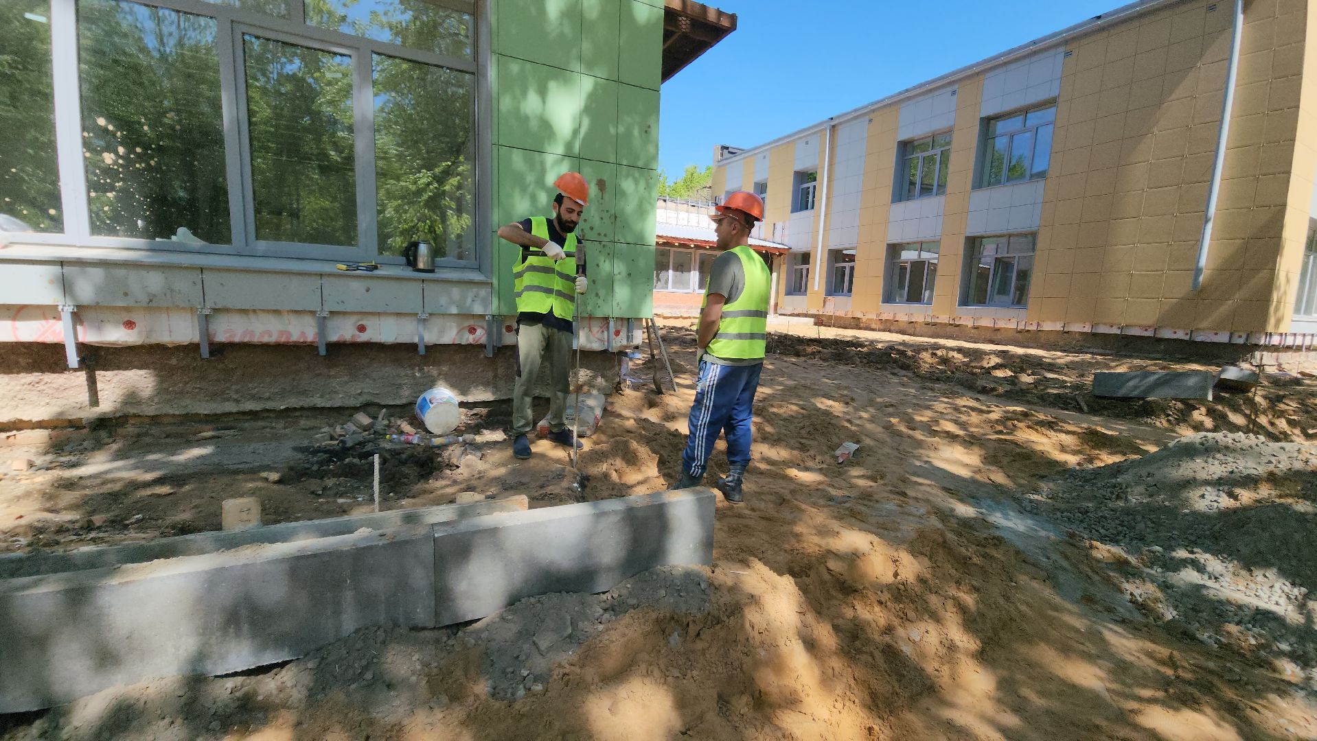 красногорск, стройка,дошкольное отделение,