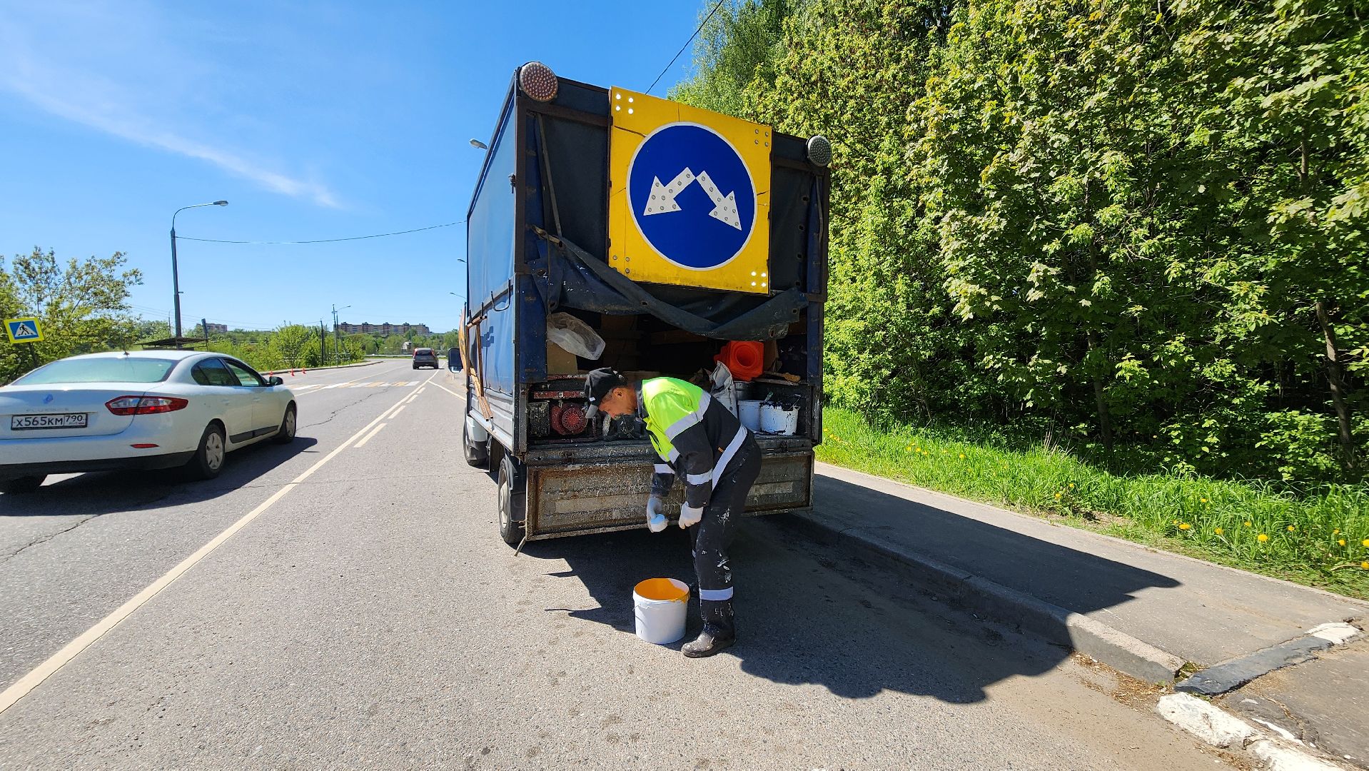 солнечногорск, дороги, разметка, тимоновское шоссе,