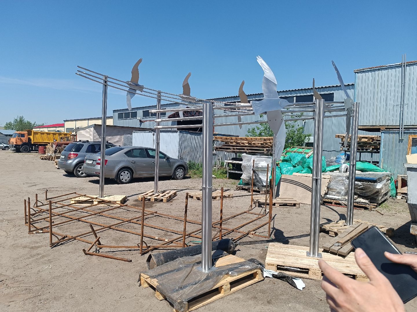 люберцы, мастерская, фонтан, Арт-обект, Изделия из стали,