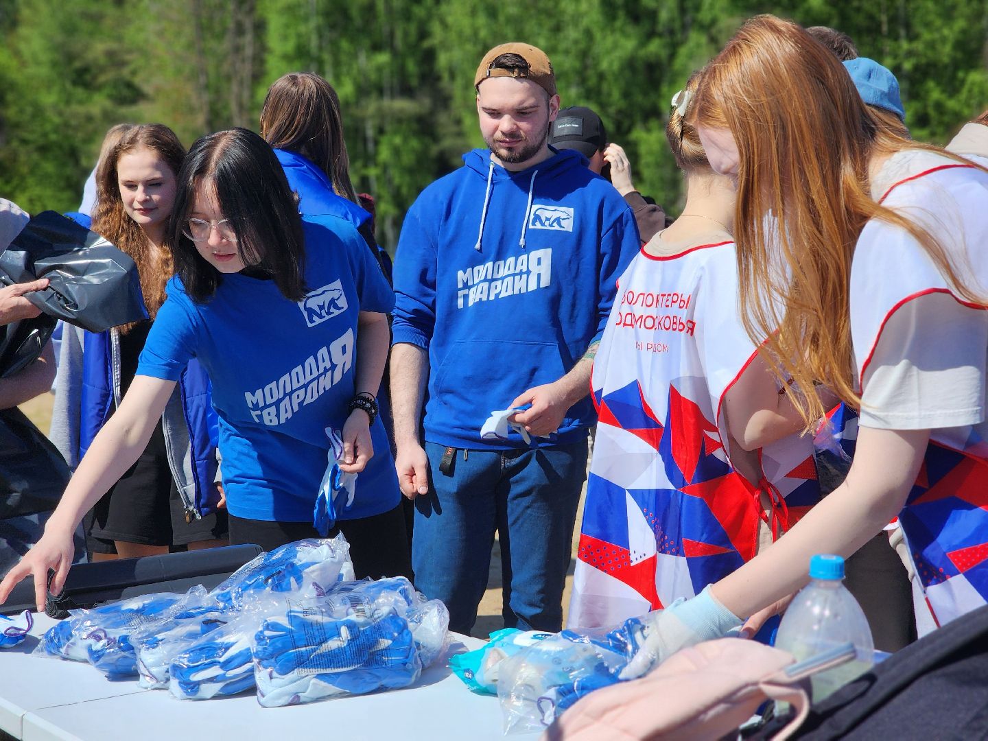 дубна, молодая гвардия, волонтеры подмосковья, субботник, день волги,