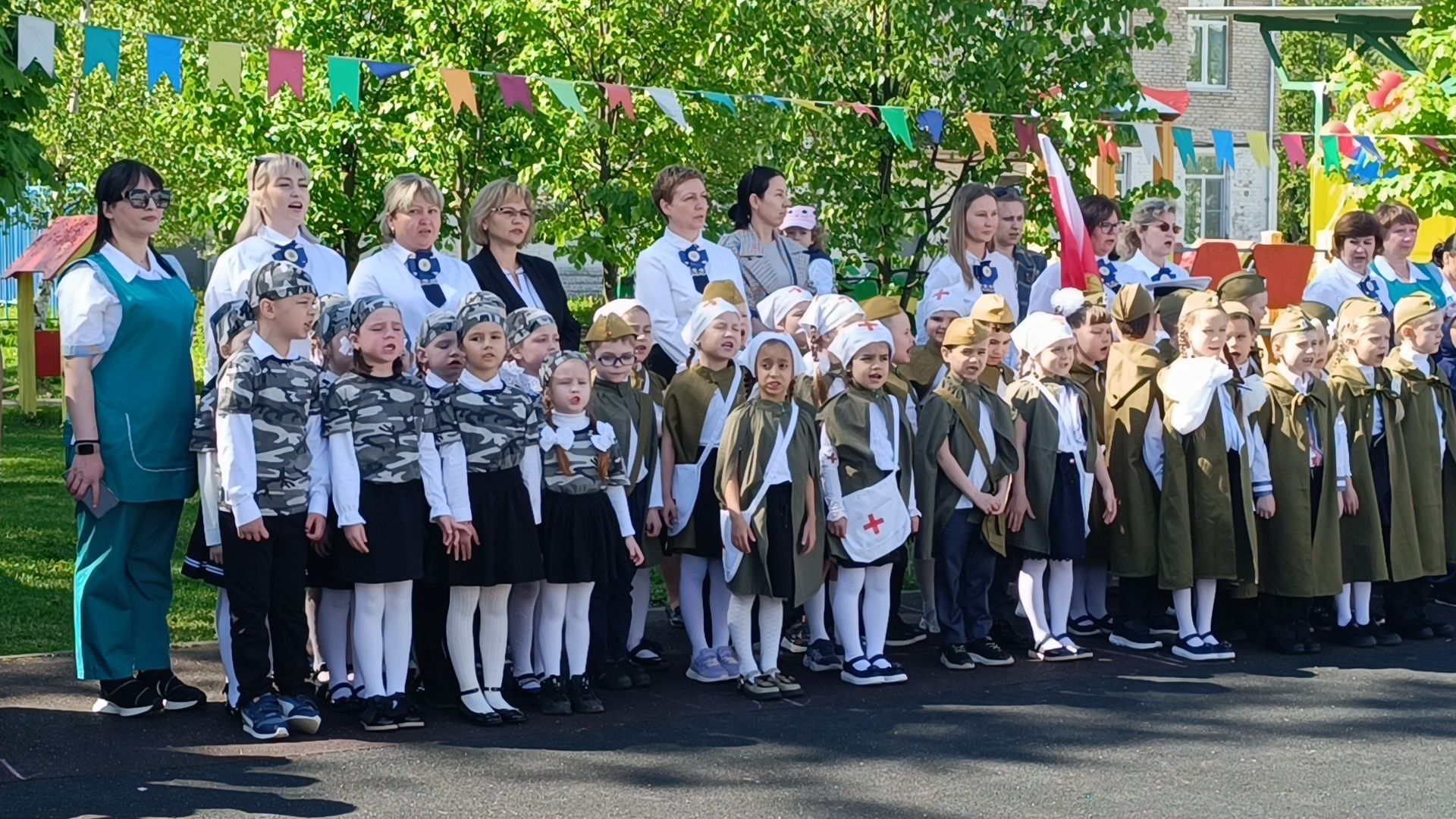 детский сад, лобня, юбилей победы,