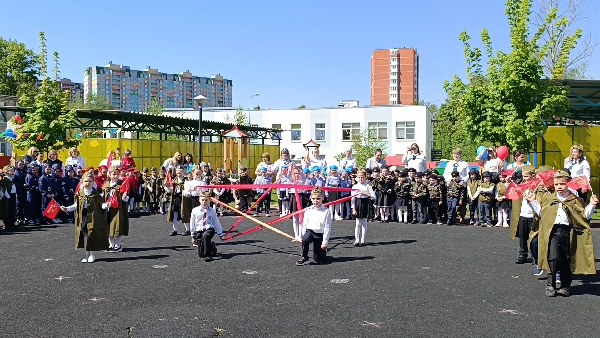 детский сад, лобня, юбилей победы,