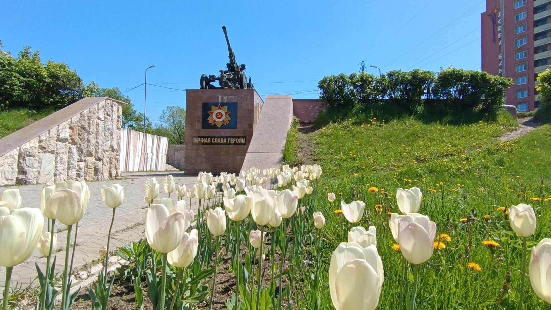 сквер, лобня, строительство,