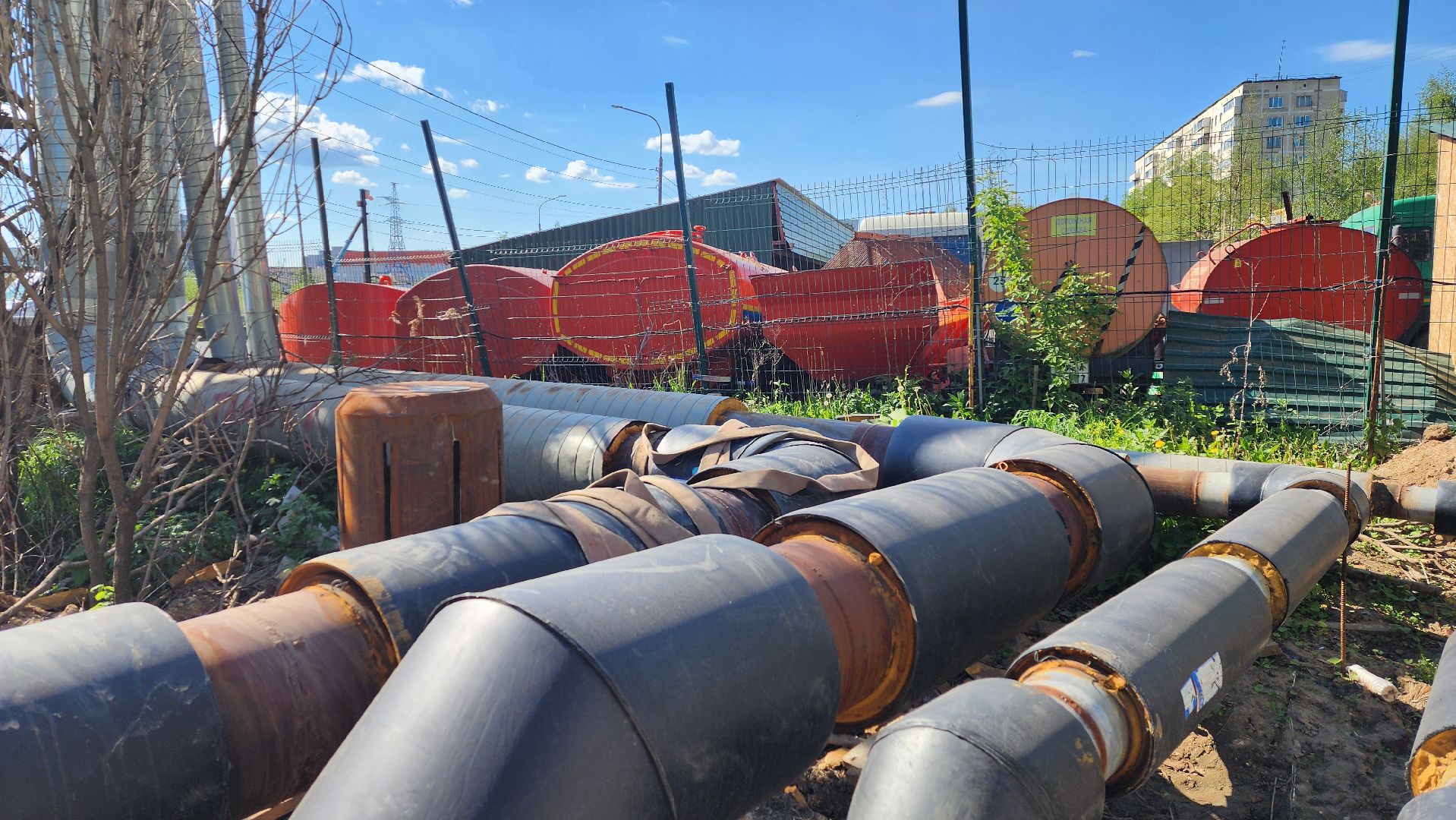 солнечногорск, красная улица,  благоустройство, капремонт теплосети, котельная гэмз,