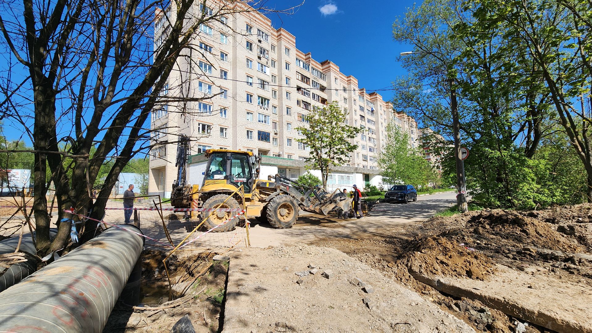 солнечногорск, красная улица,  благоустройство, капремонт теплосети, котельная гэмз,