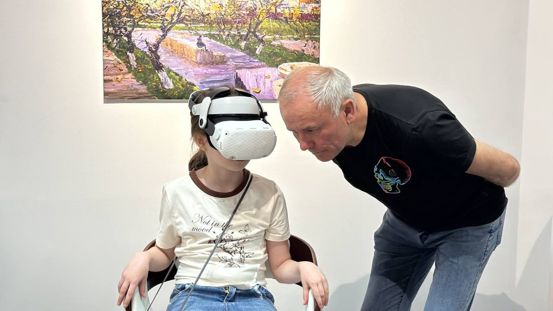 выставка, открытие, виртуальная реальность, картинная галерея,