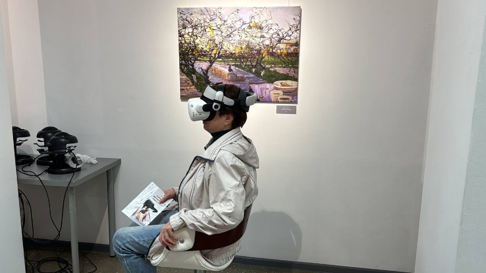 выставка, открытие, виртуальная реальность, картинная галерея,