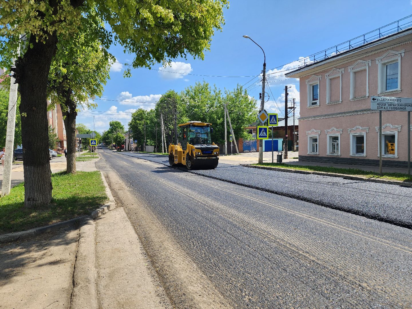 зарайск, дороги, новый асфальт, ремонт дорог,