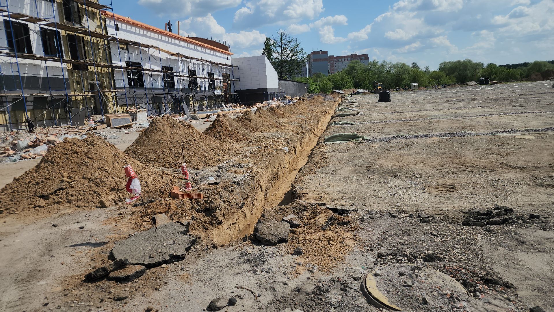 ремонт стадиона, орехово-зуево,