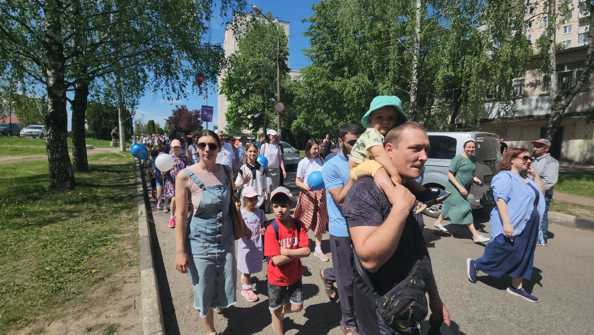 Истра, многодетные семьи, Парад семей,