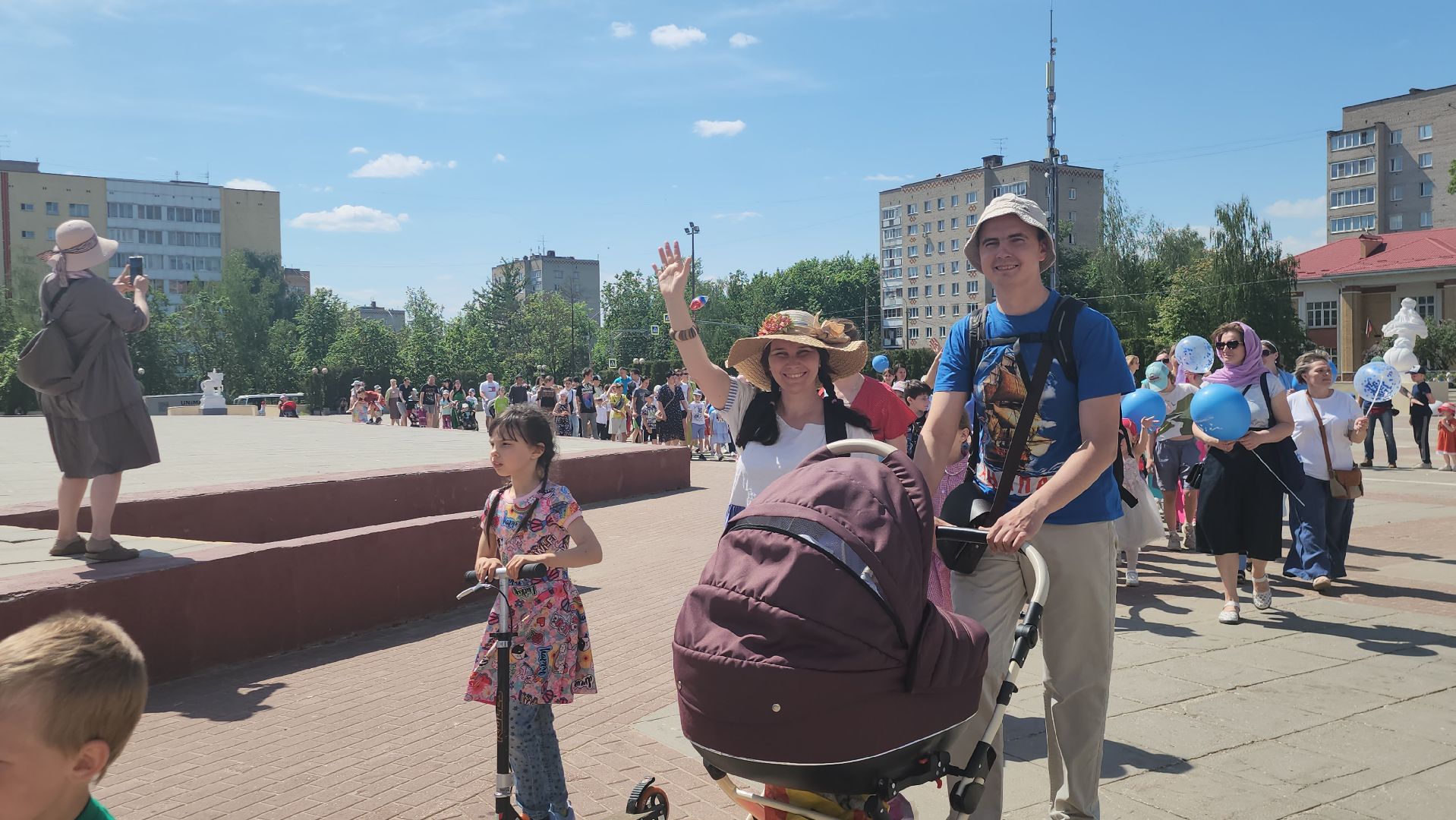 Истра, многодетные семьи, Парад семей,