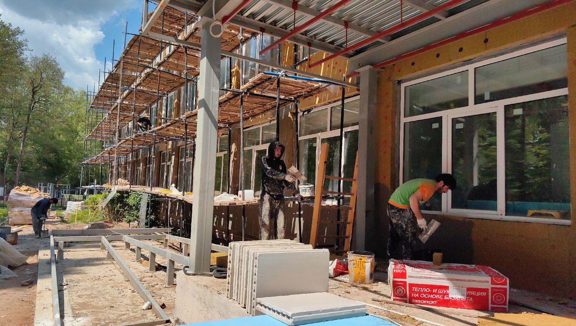 капремонт, окна, двери, демонтаж, школа,