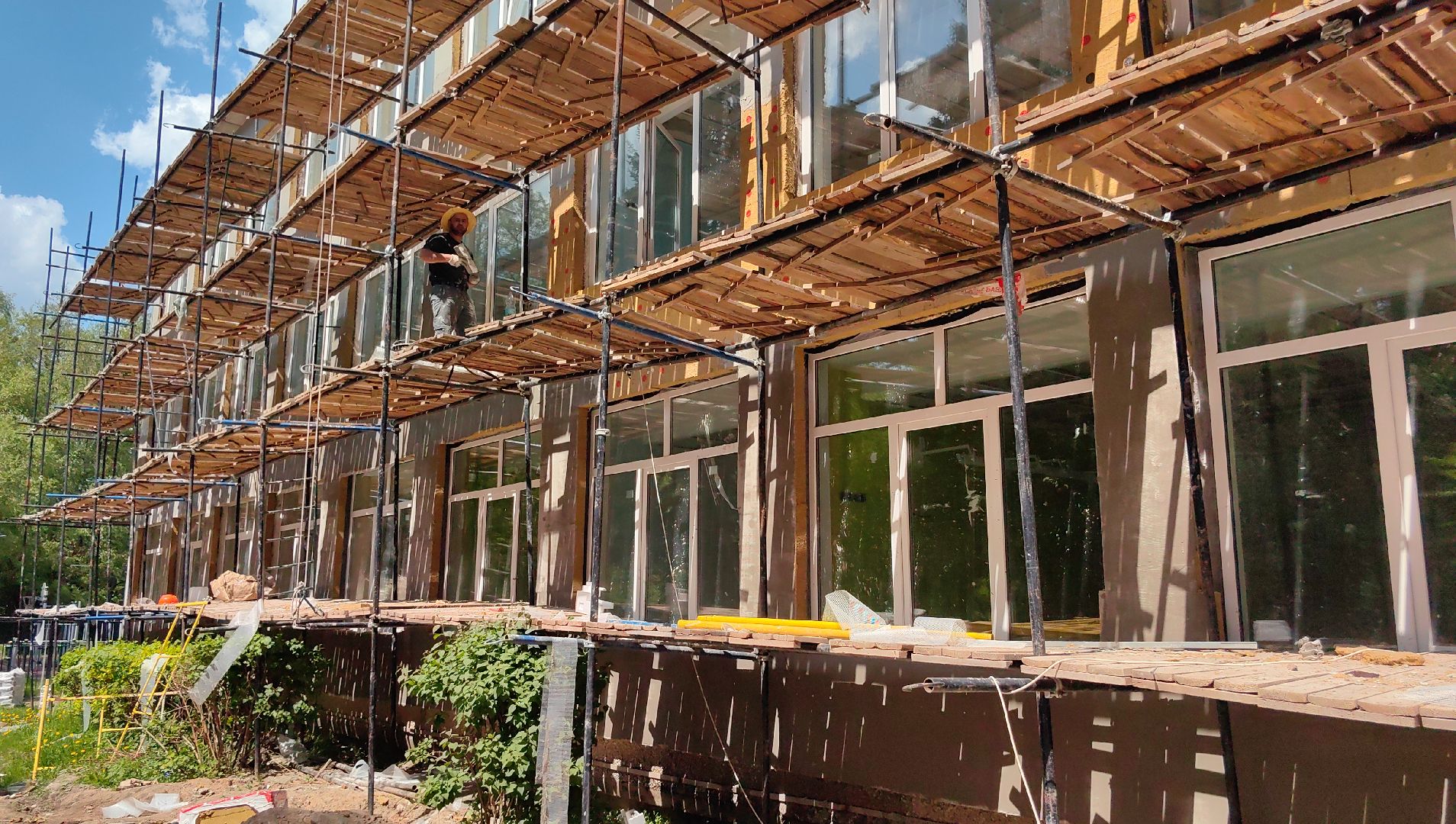 капремонт, окна, двери, демонтаж, школа,