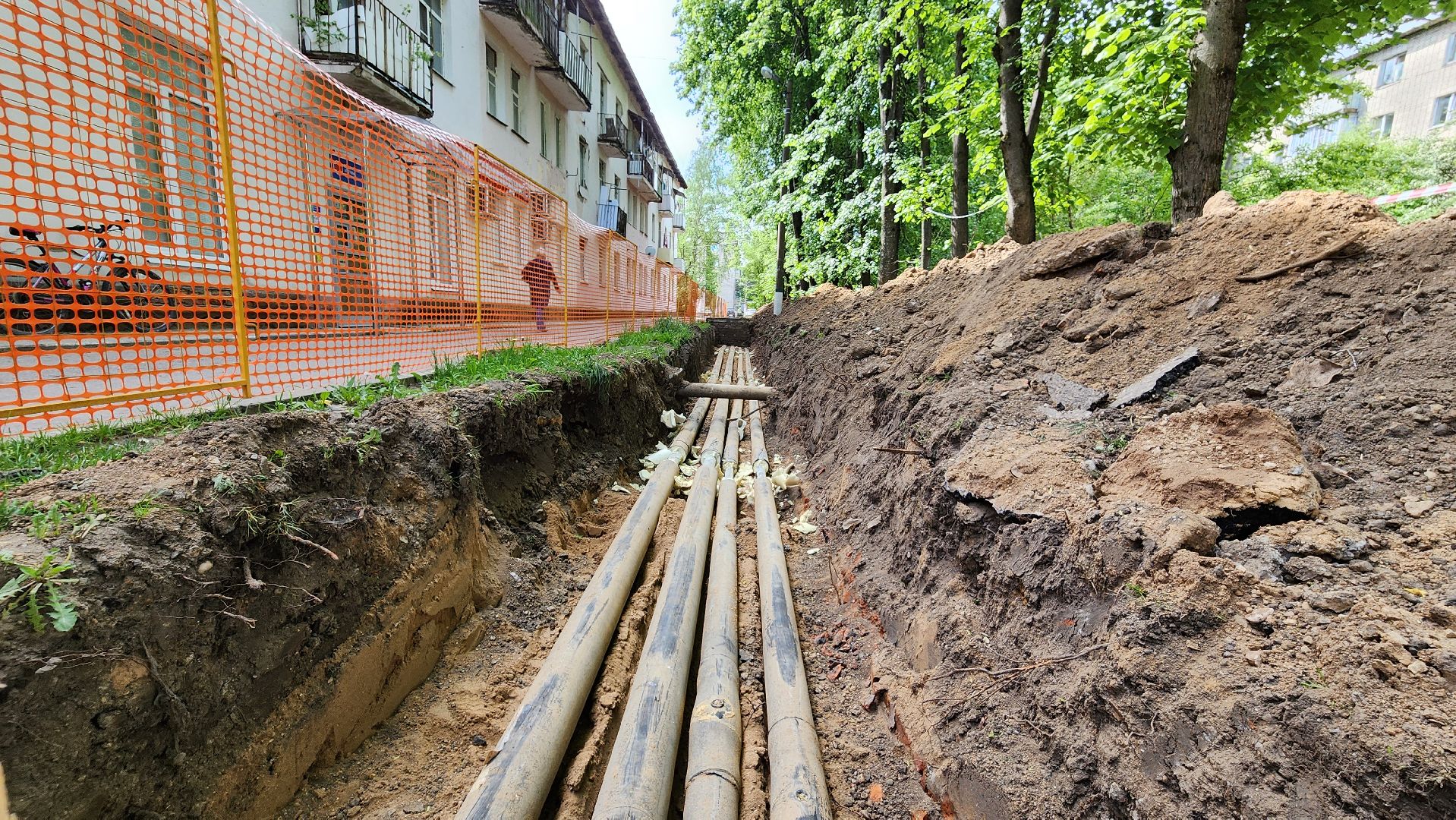 Руза, Тучково, жкх, Ремонт теплосетей ,