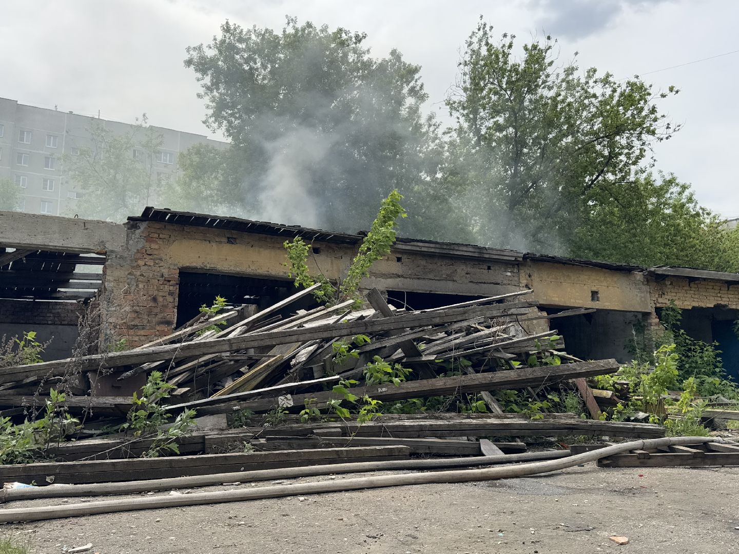 пожар, балашиха, первомайская улица, мчс,