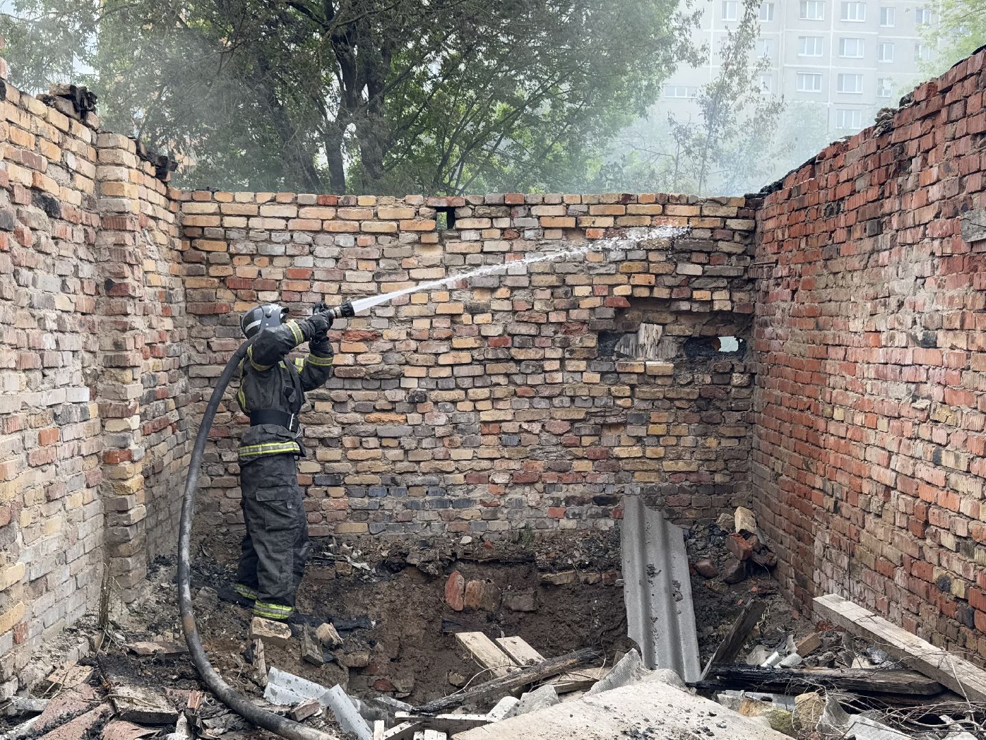 пожар, балашиха, первомайская улица, мчс,