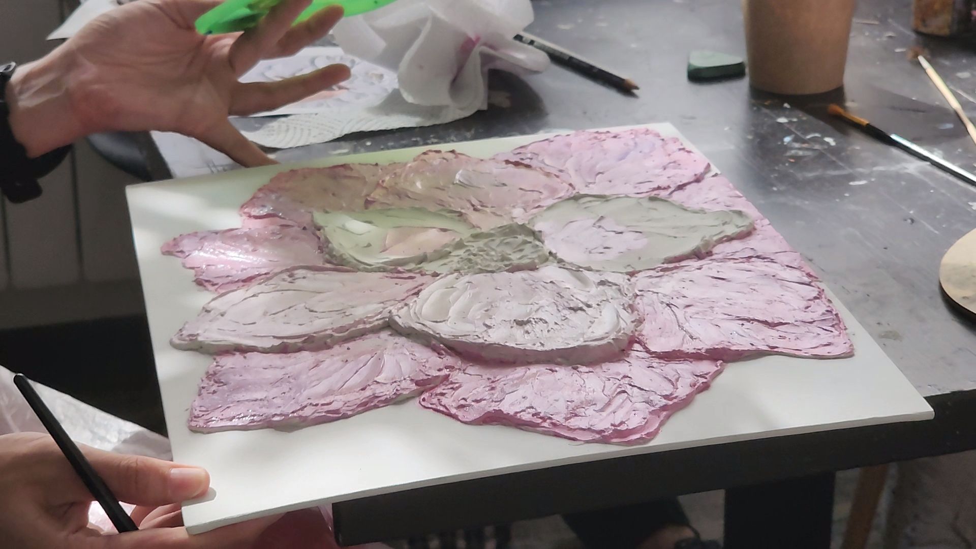 Черноголовка, Мастер-класс, Рельефные картины,