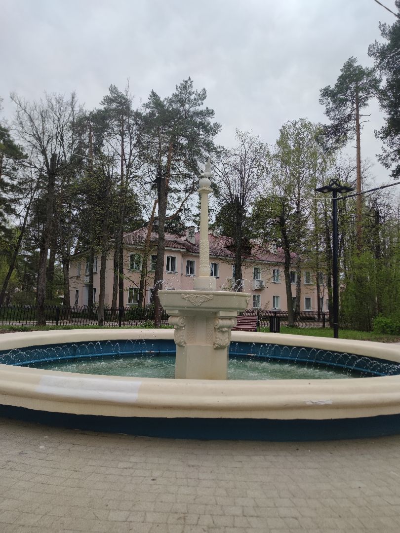 фонтан, благоустройство, включение фонтана, Дубна