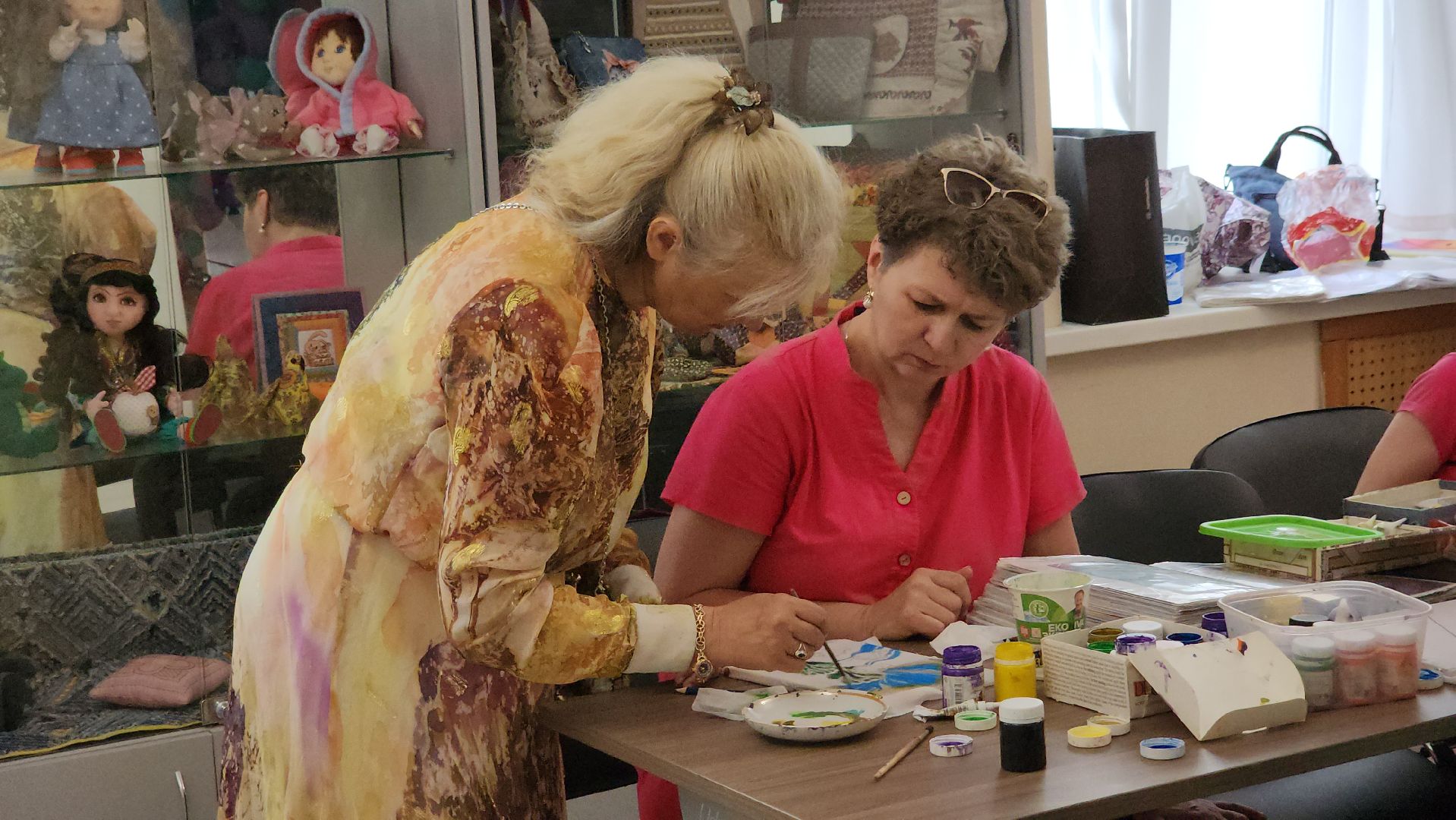 прикладное искусство, мастер-класс, Рисование на ткани, щёлково,